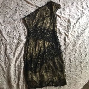 One shoulder dress